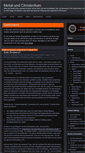 Mobile Screenshot of metal-und-christentum.de